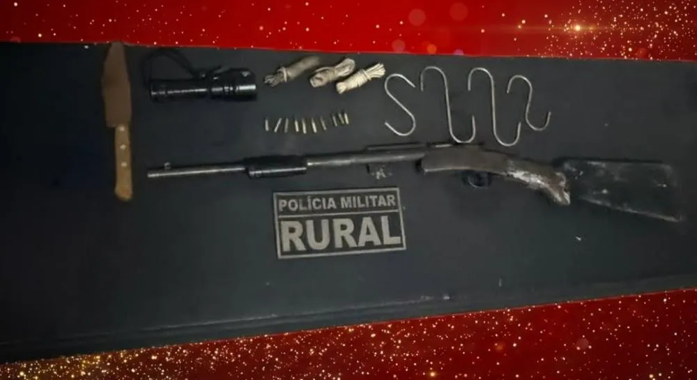 Homem é preso por porte ilegal de arma na zona rural de Três Lagoas