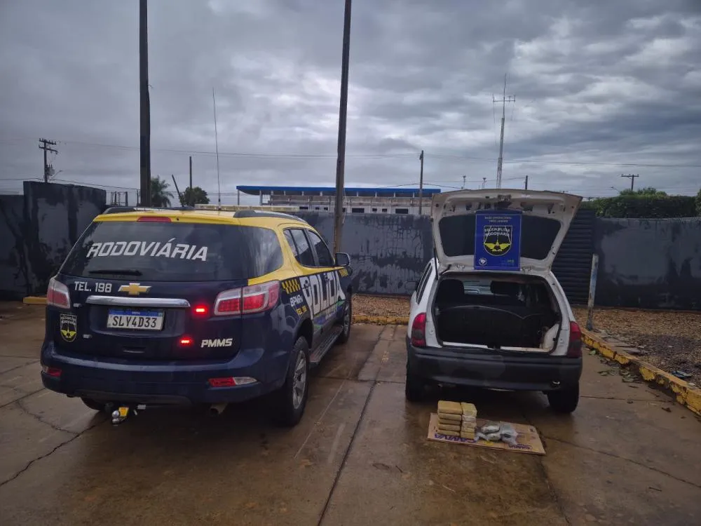 BPMRv APREENDE DROGAS AVALIADAS EM MAIS DE R$ 316 MIL DURANTE FISCALIZAÇÃO NA BR-158 EM TRÊS LAGOAS
