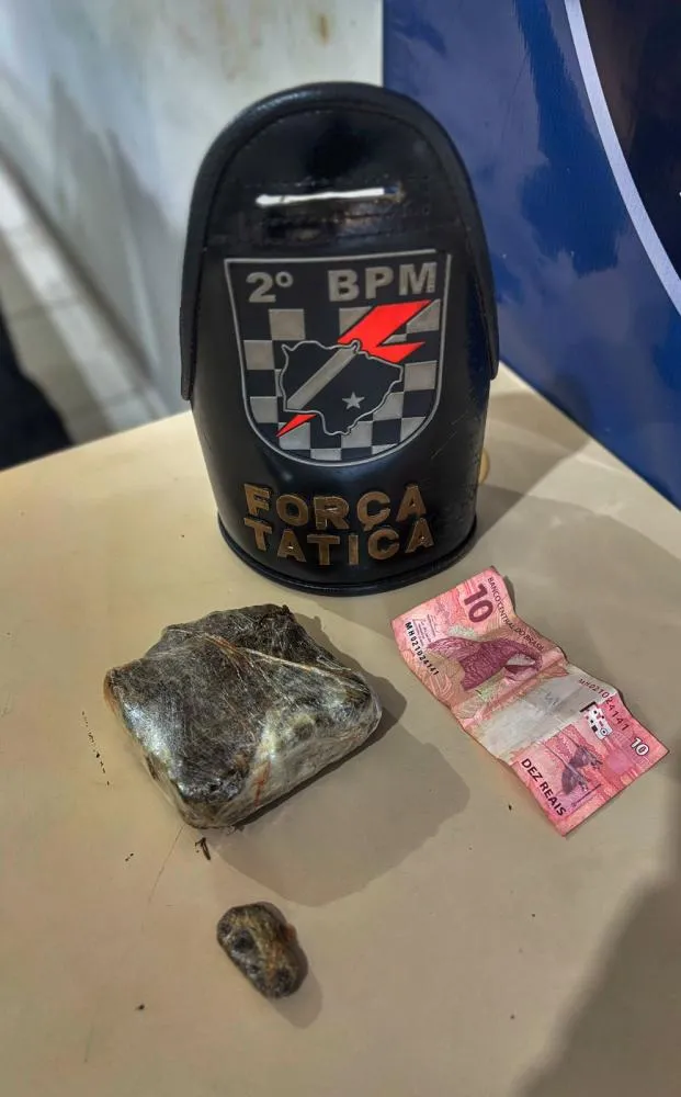 força tática prende suspeito por tráfico de drogas em três lagoas